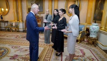 Members of BLACKPINK receive honorary MBEs from King Charles III